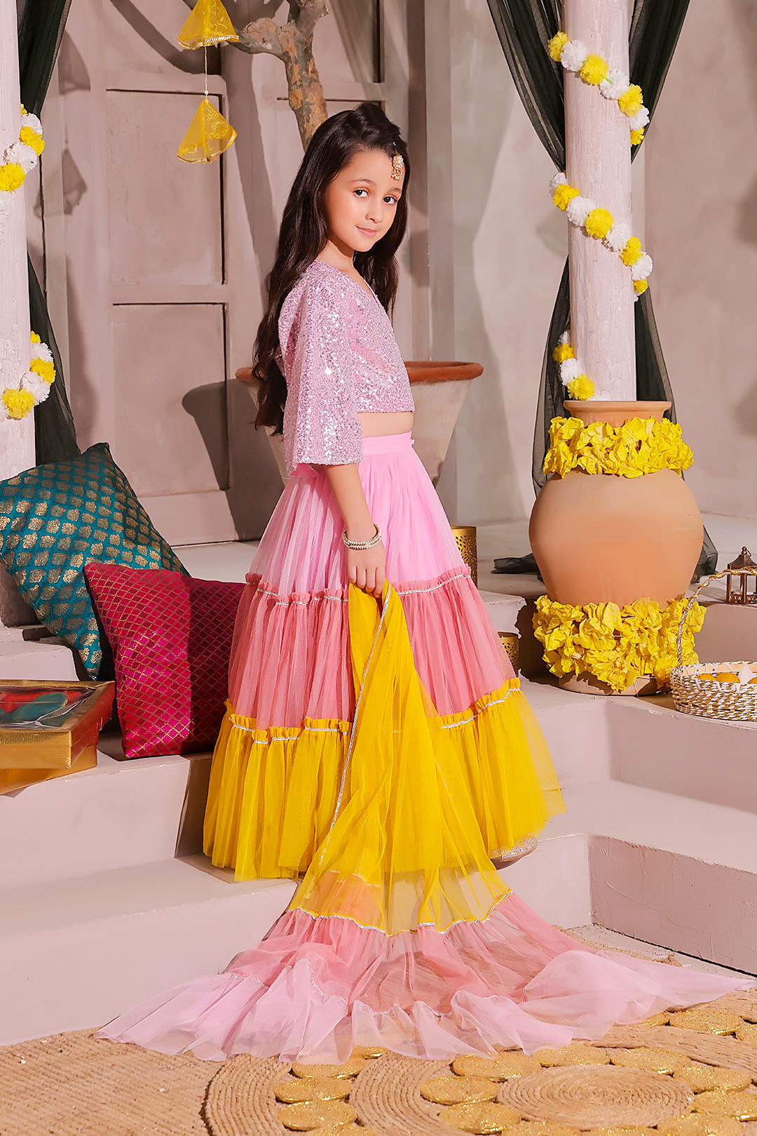 SANA'S net lehenga Pakistan occasion wear