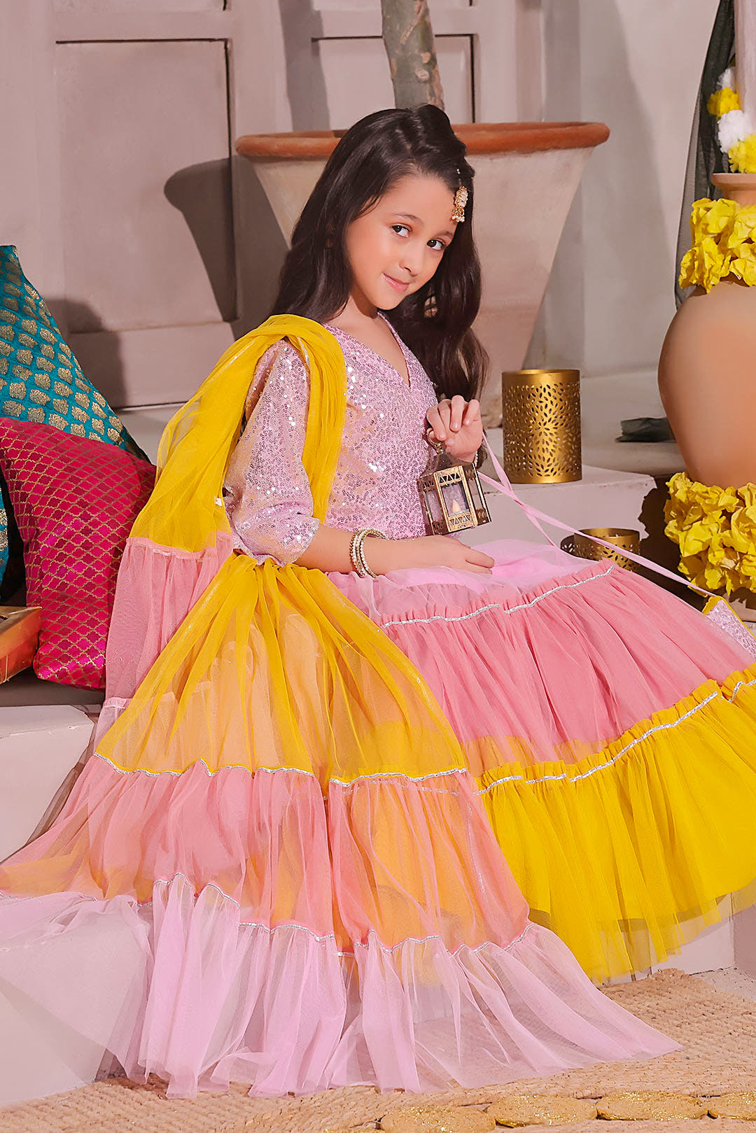SANA'S net lehenga Pakistan occasion wear
