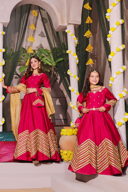 Handwork Embroidered Lehenga Choli | SHENDI | L3195