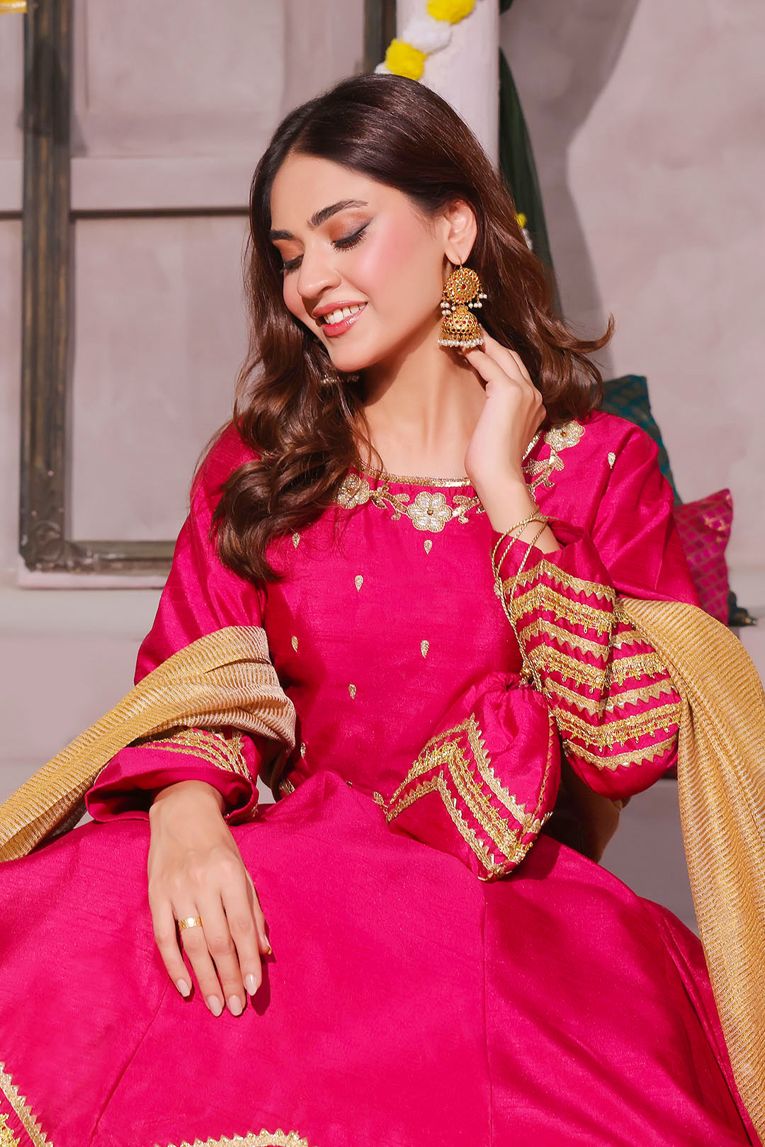 Handwork Embroidered Lehenga Choli | SHENDI | L123195