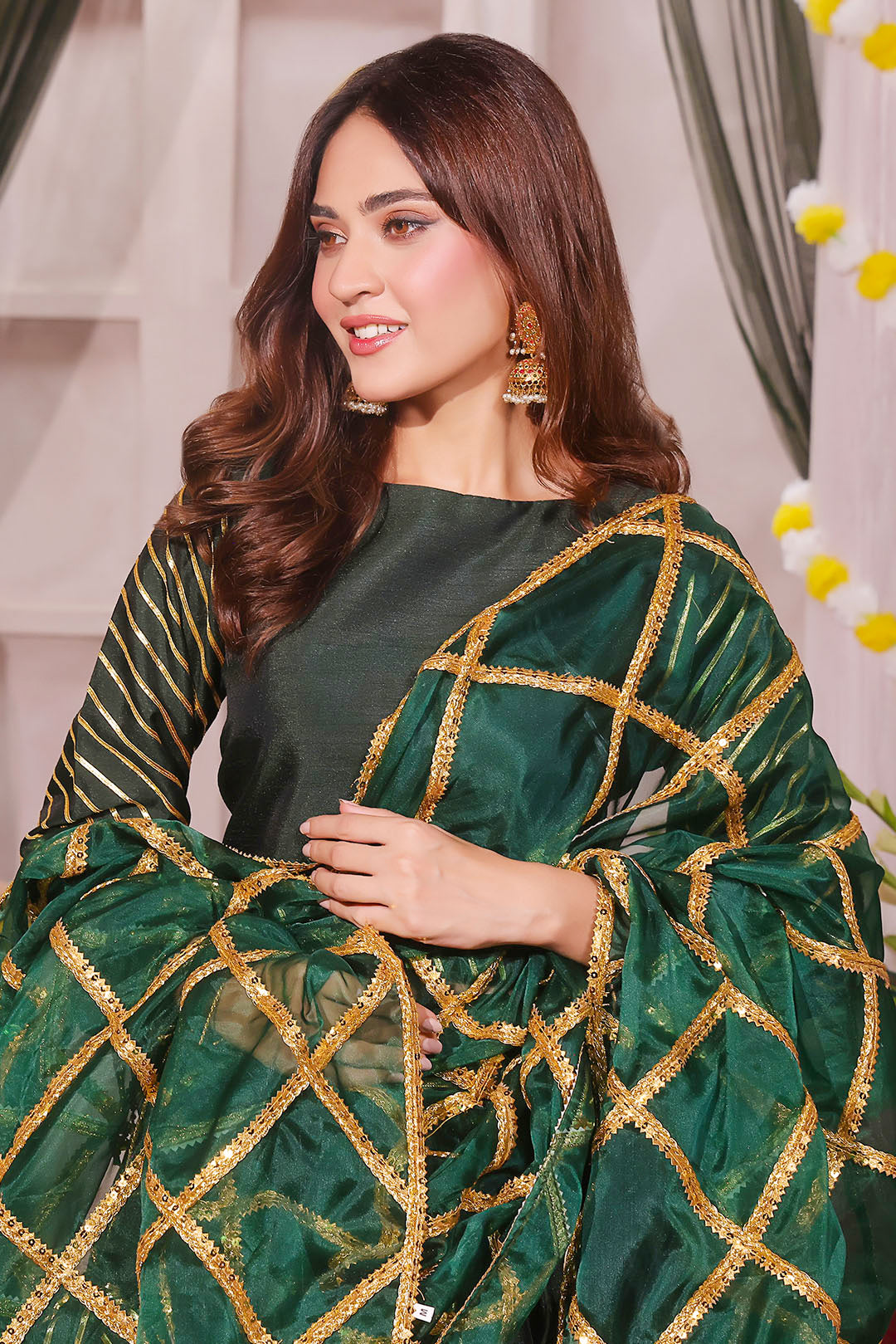 Gotta Embroidered Lehenga Choli | SHENDI | L123193