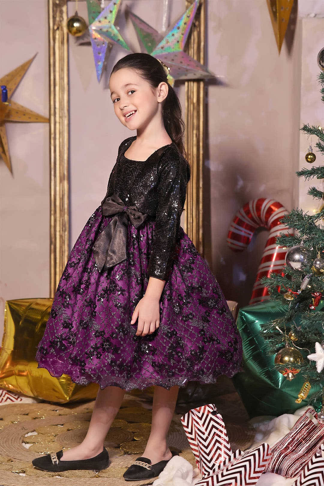 SANA'S net frock Pakistan Eid