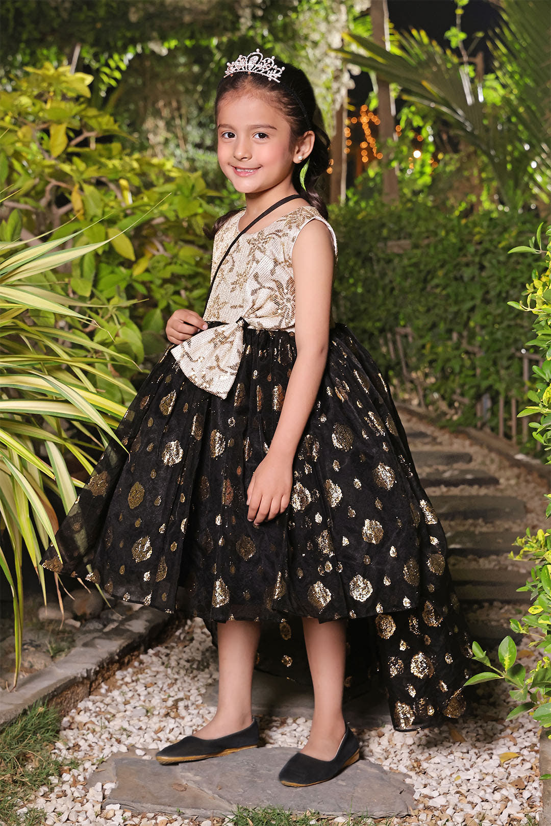 SANA'S organza frock Pakistan party wear