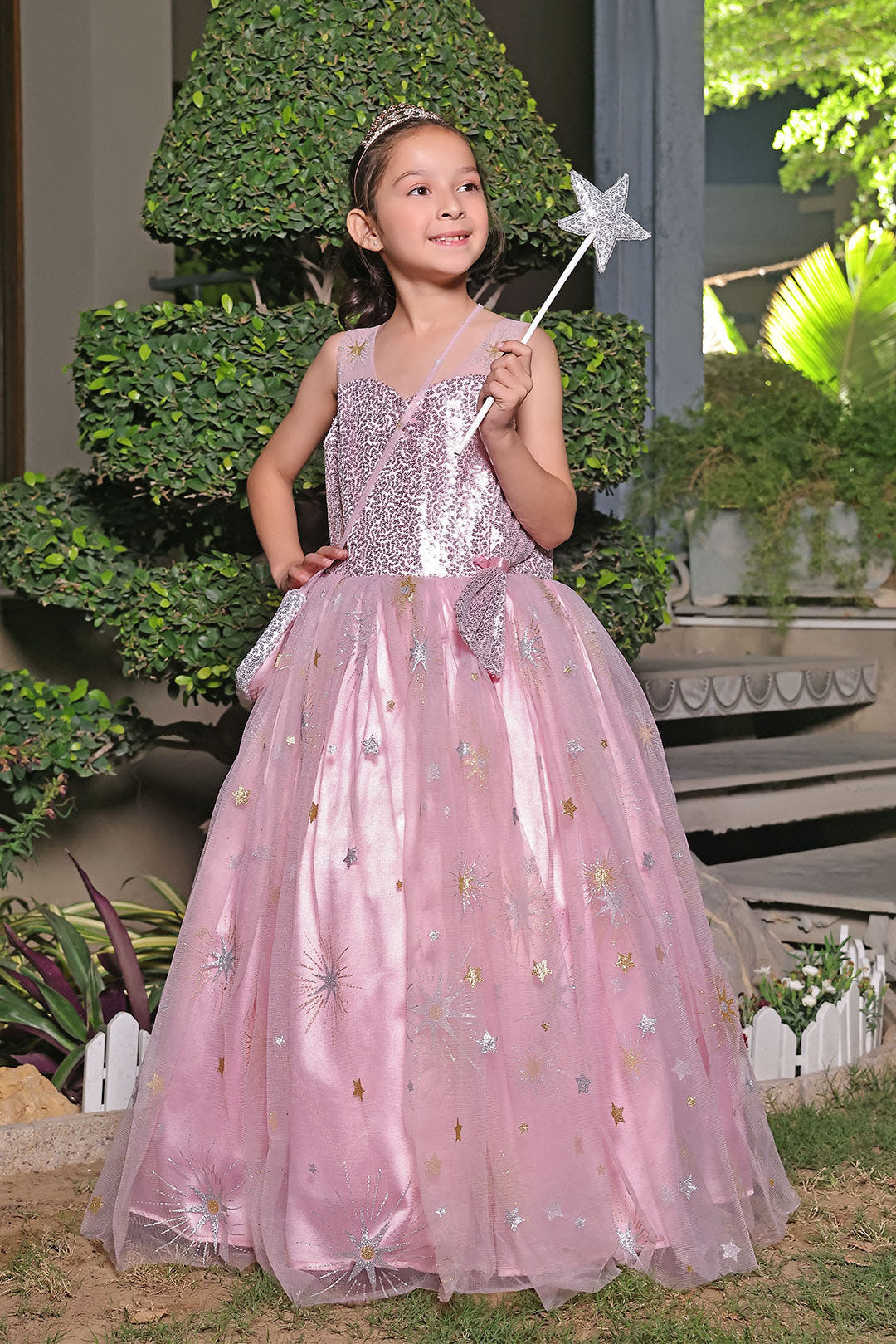 SANA'S net maxi dress Pakistan occasion wear