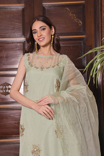Zardozi Embroidered 3pc Suit | S202370