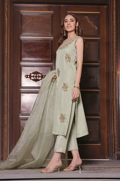Zardozi Embroidered 3pc Suit | S202370