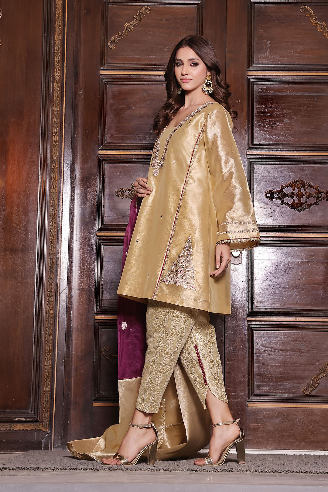 Bocade Organza 3pc Suit | S202371
