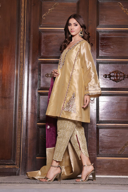 Bocade Organza 3pc Suit | S202371