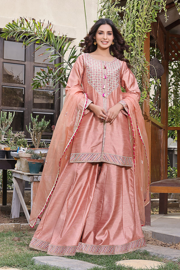 Frock Suit With Plazo Party Wear New Designer Plazo Suit New Frock