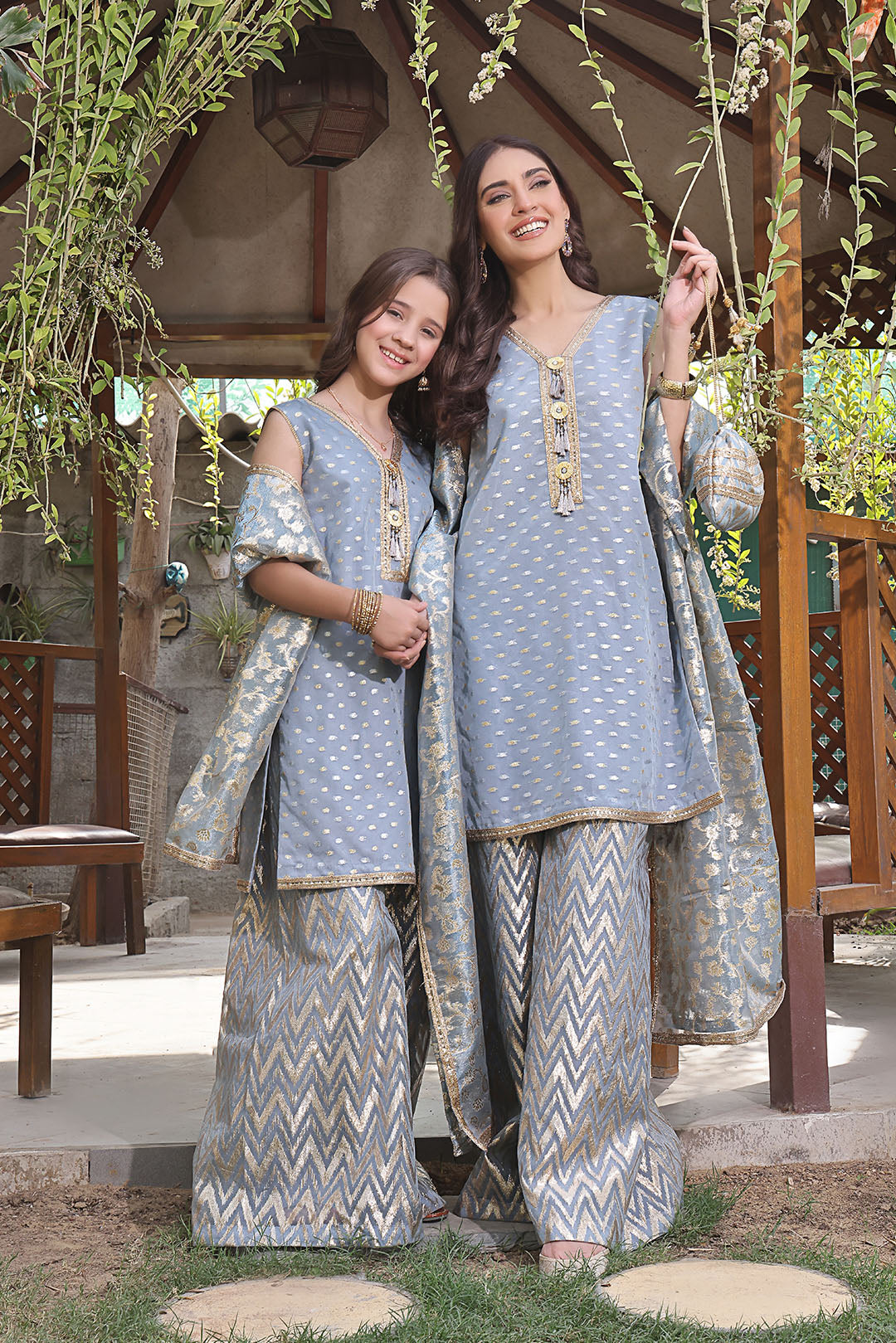 Organza Lorex Plazo Suit | New Arrivals | P123224