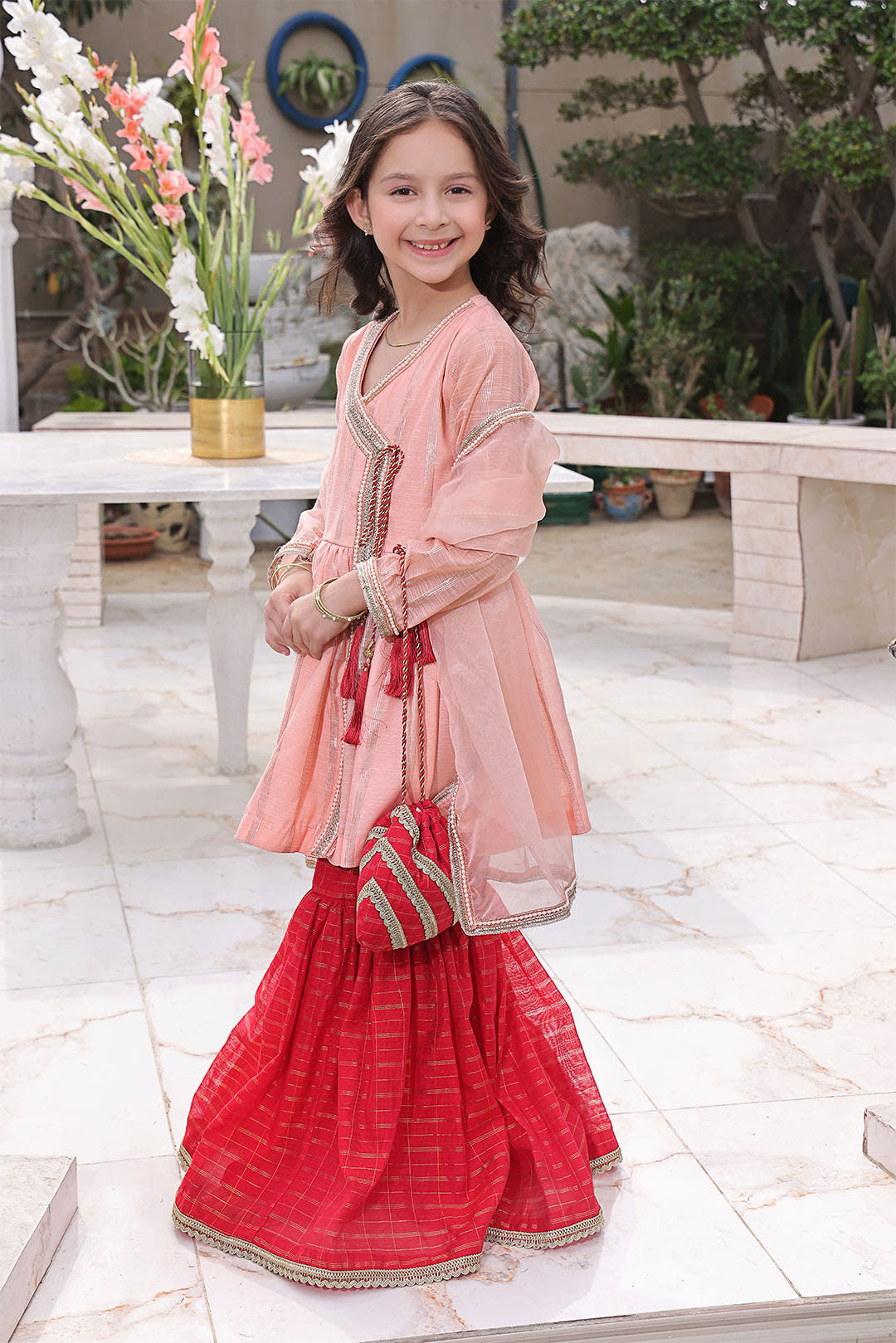 SANA'S gharara suit Pakistan Eid