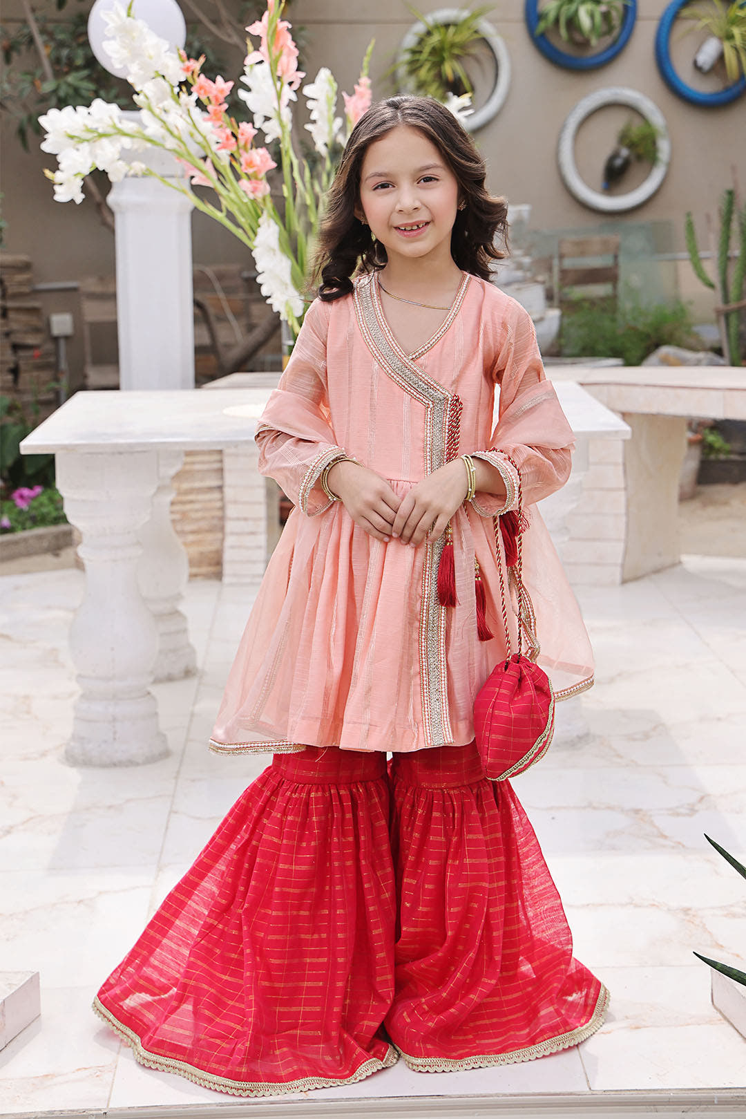 SANA'S gharara suit Pakistan Eid