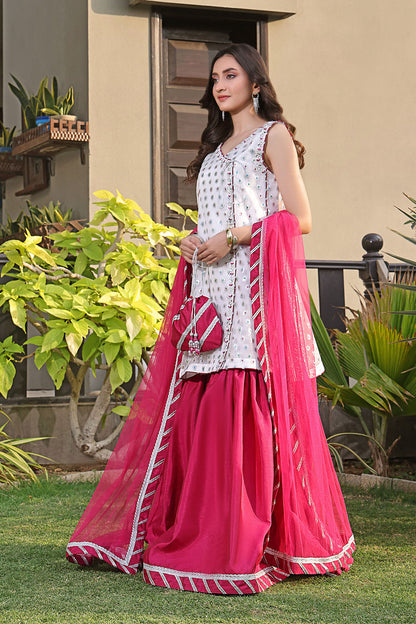 Lorex Organza Gharara Suit | New Arrivals | G123218