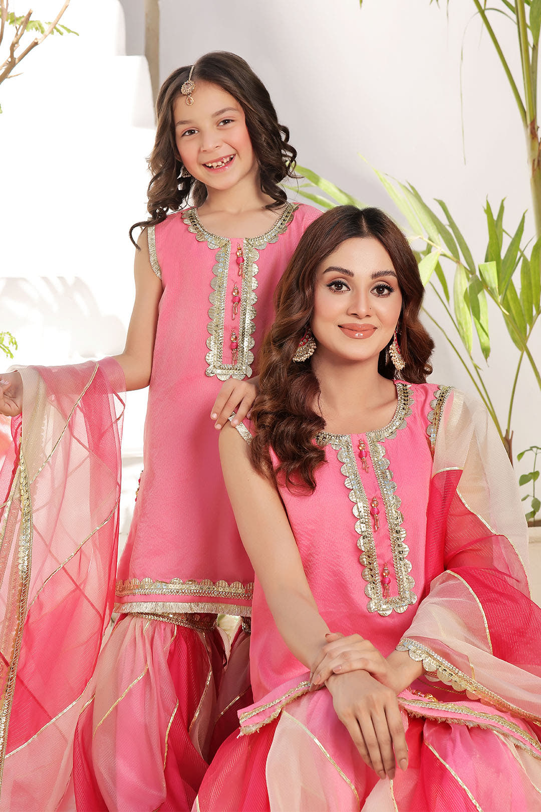 SANA'S zari organza gharara suit Pakistan occasion wear
