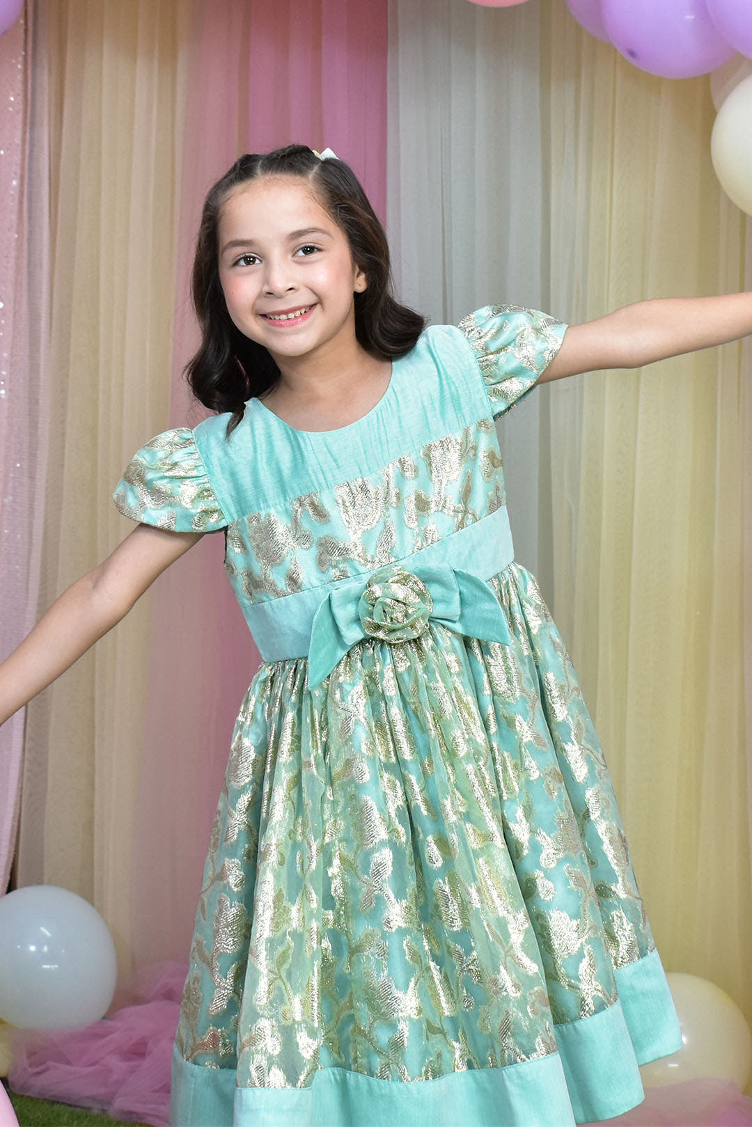 SANA'S cotton frock Pakistan party wear