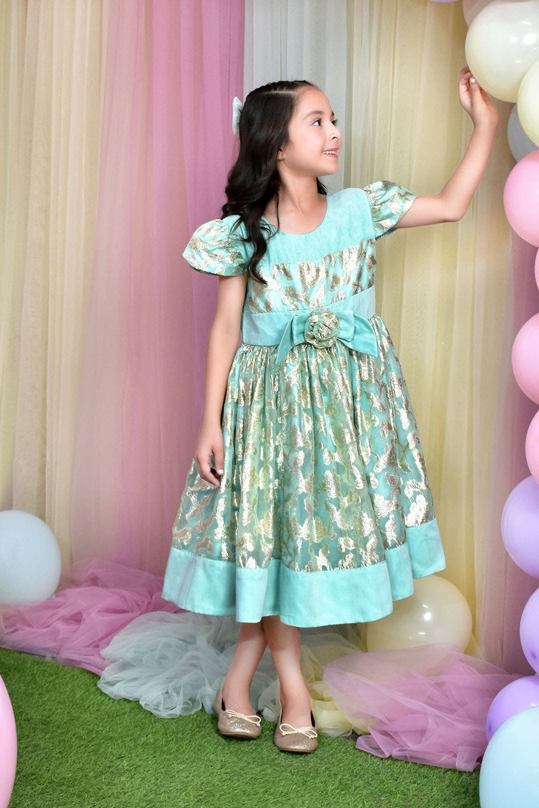 SANA'S cotton frock Pakistan party wear