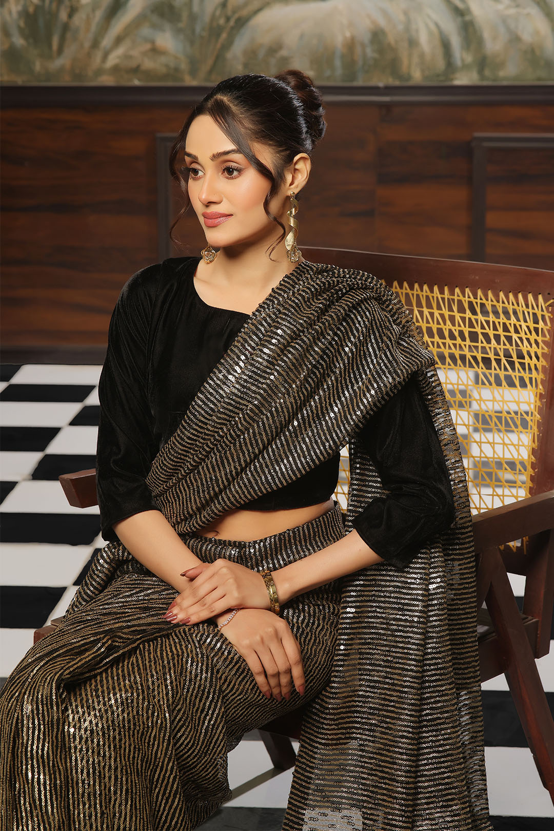 SANA'S saree Pakistan occasion wear