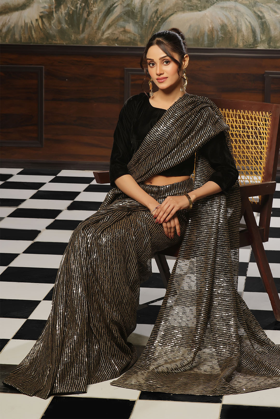 SANA'S saree Pakistan occasion wear