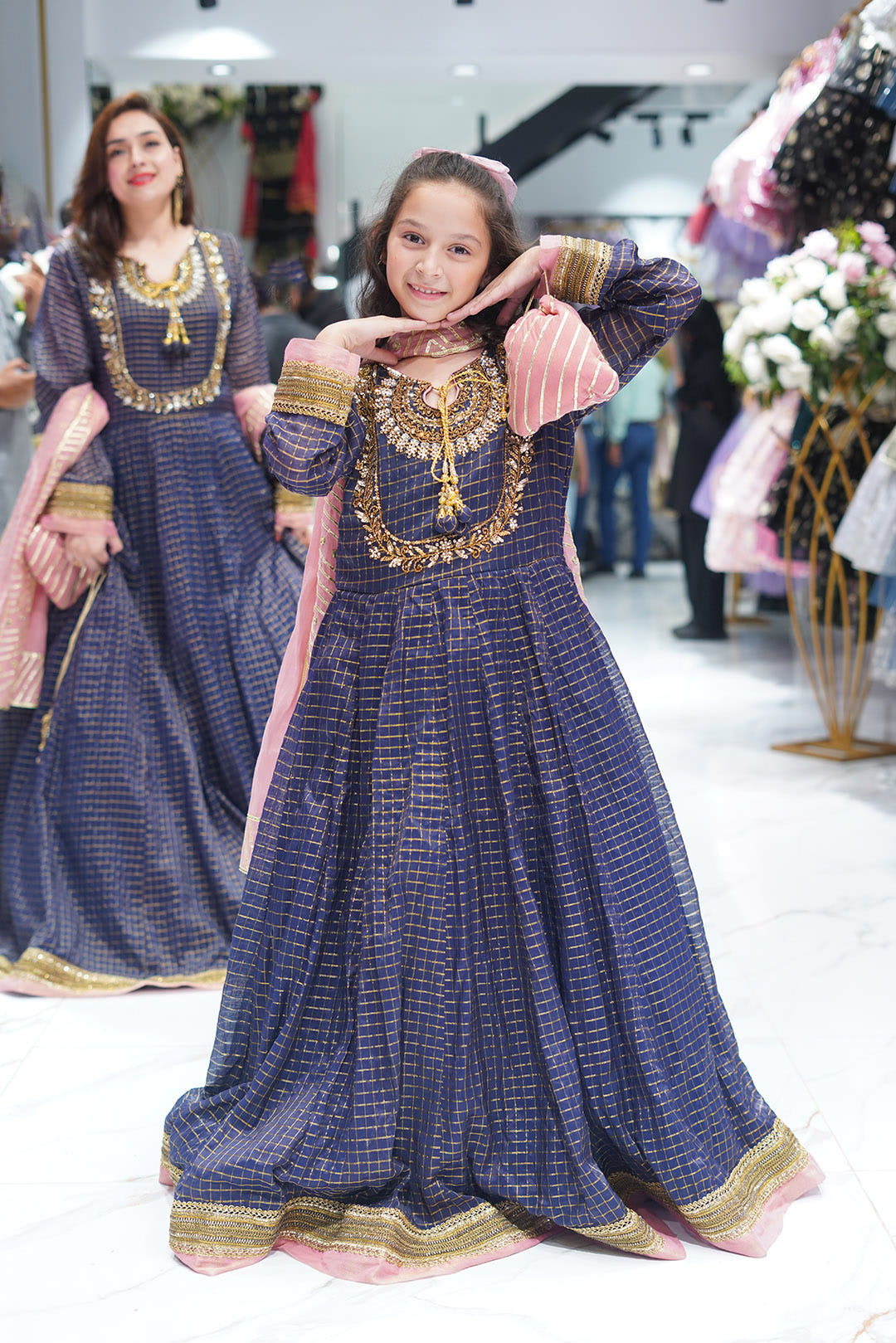 SANA'S girls maxi Pakistan occasion wear