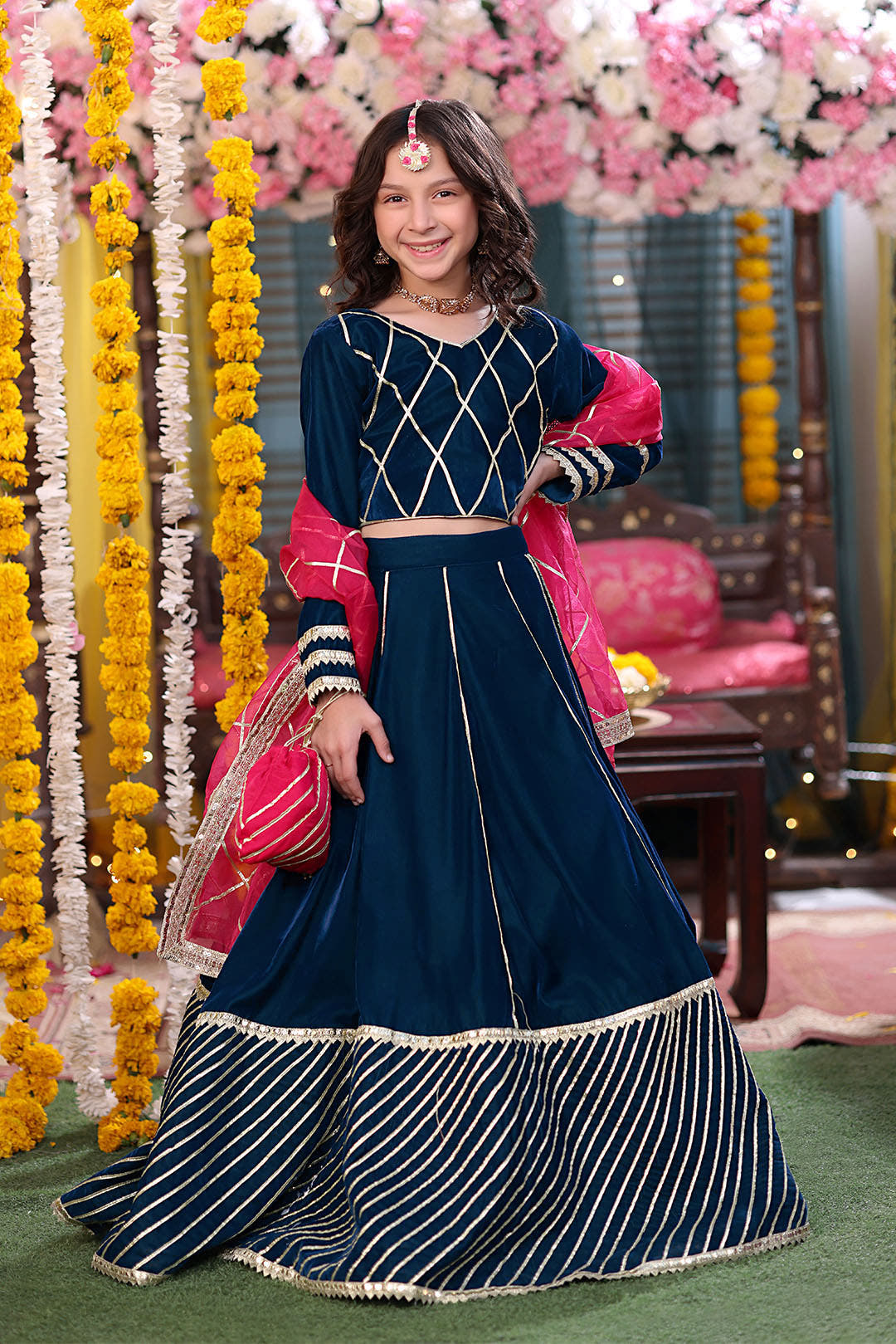 SANA'S velvet lehenga Pakistan occasion wear