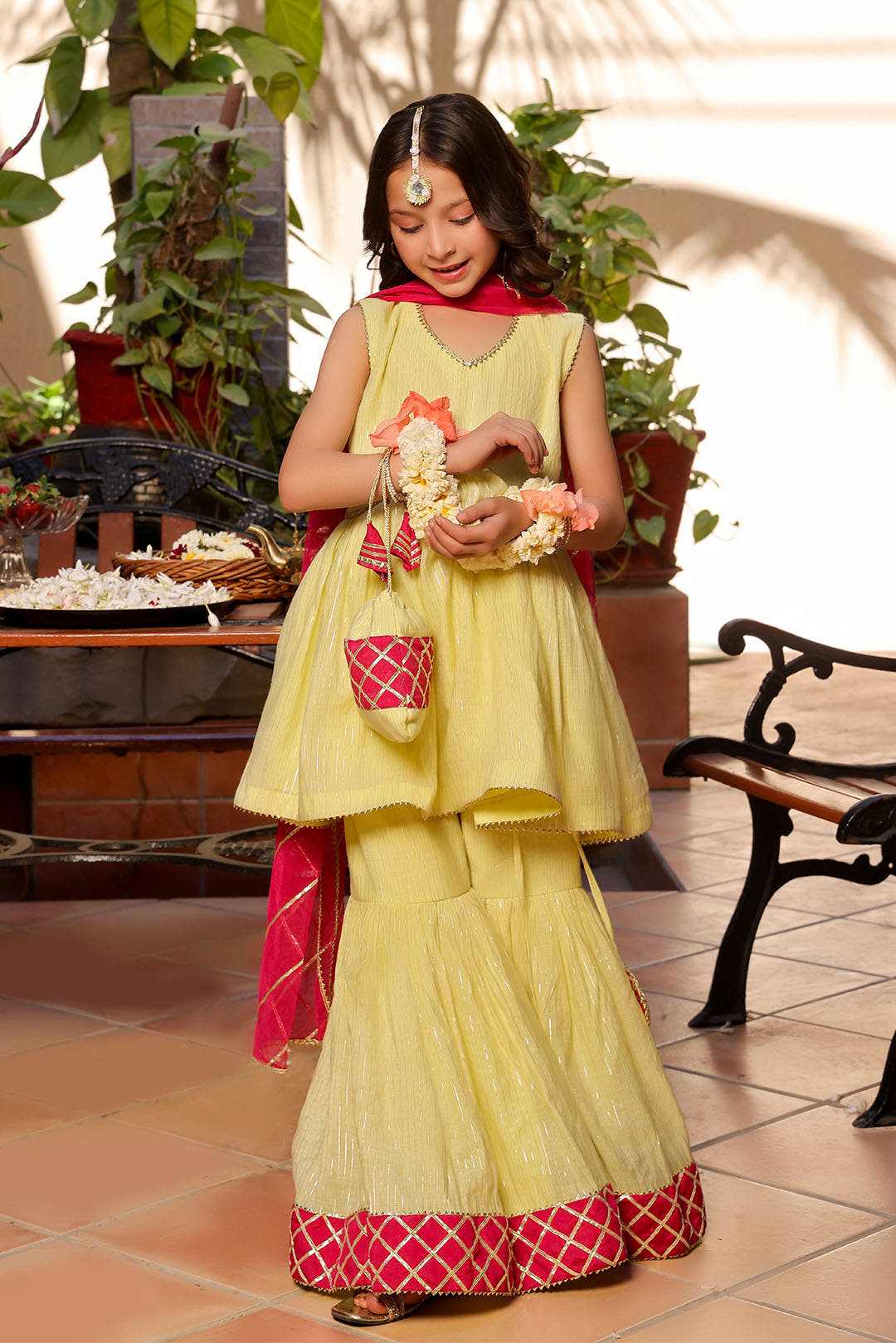 SANA'S girls gharara Pakistan occasion wear