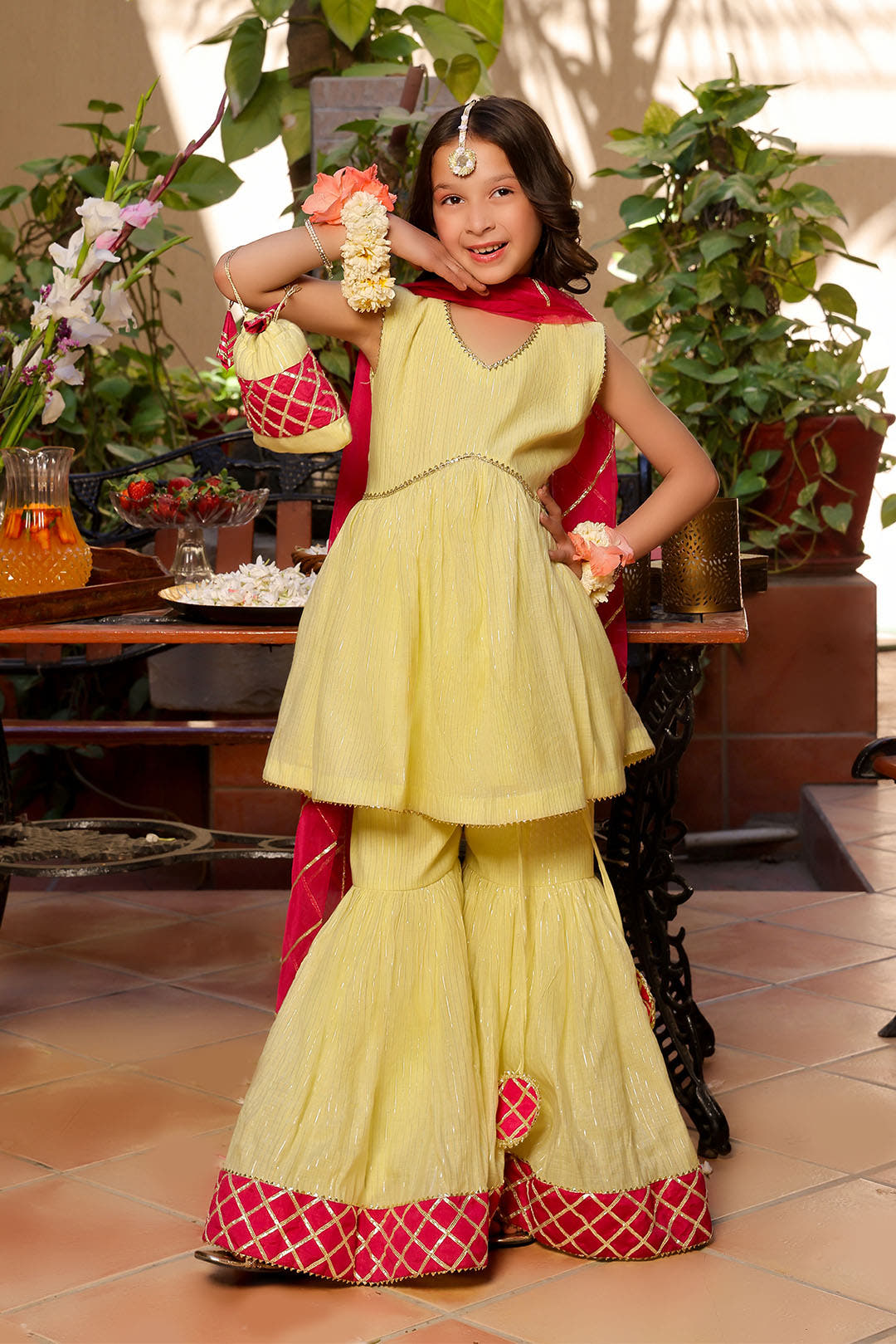 SANA'S girls gharara Pakistan occasion wear
