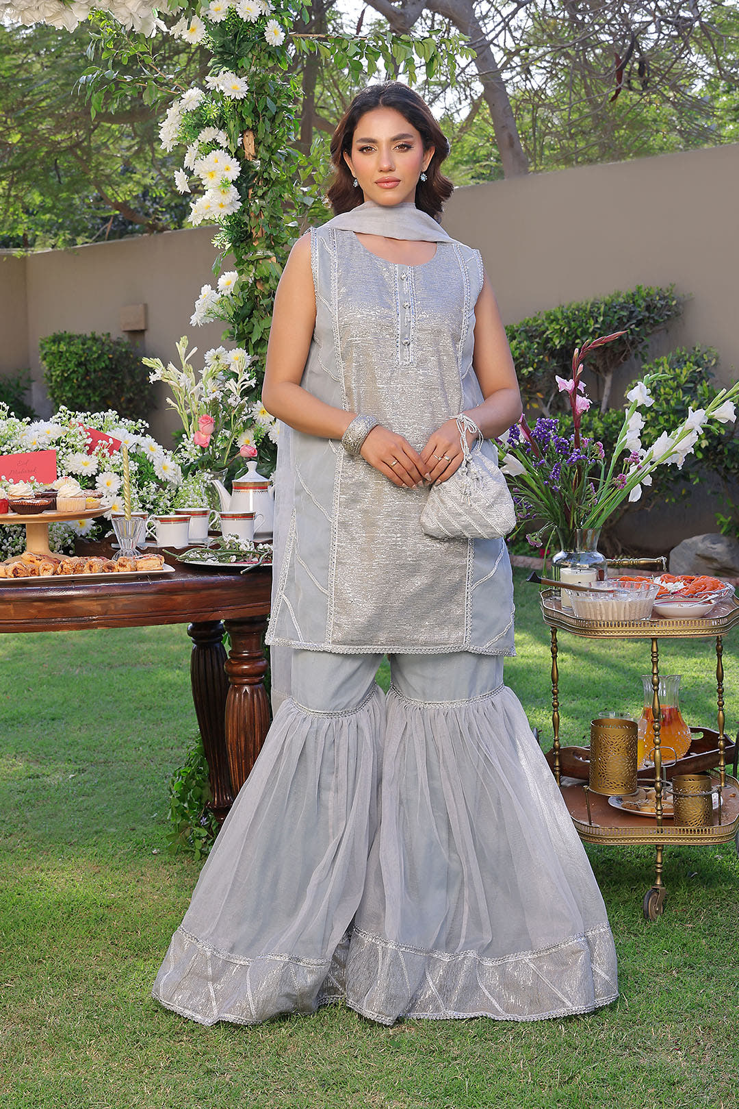 SANA'S ladies gharara Pakistan occasion wear
