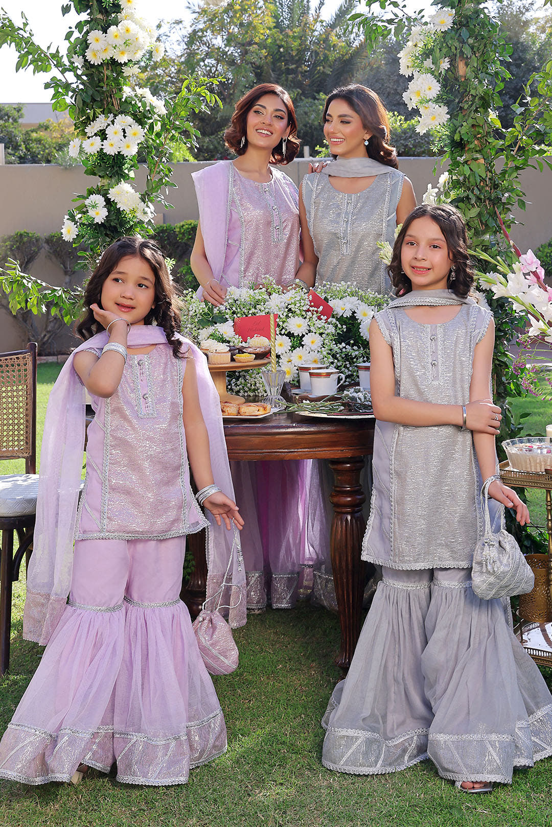 SANA'S girls gharara Pakistan occasion wear