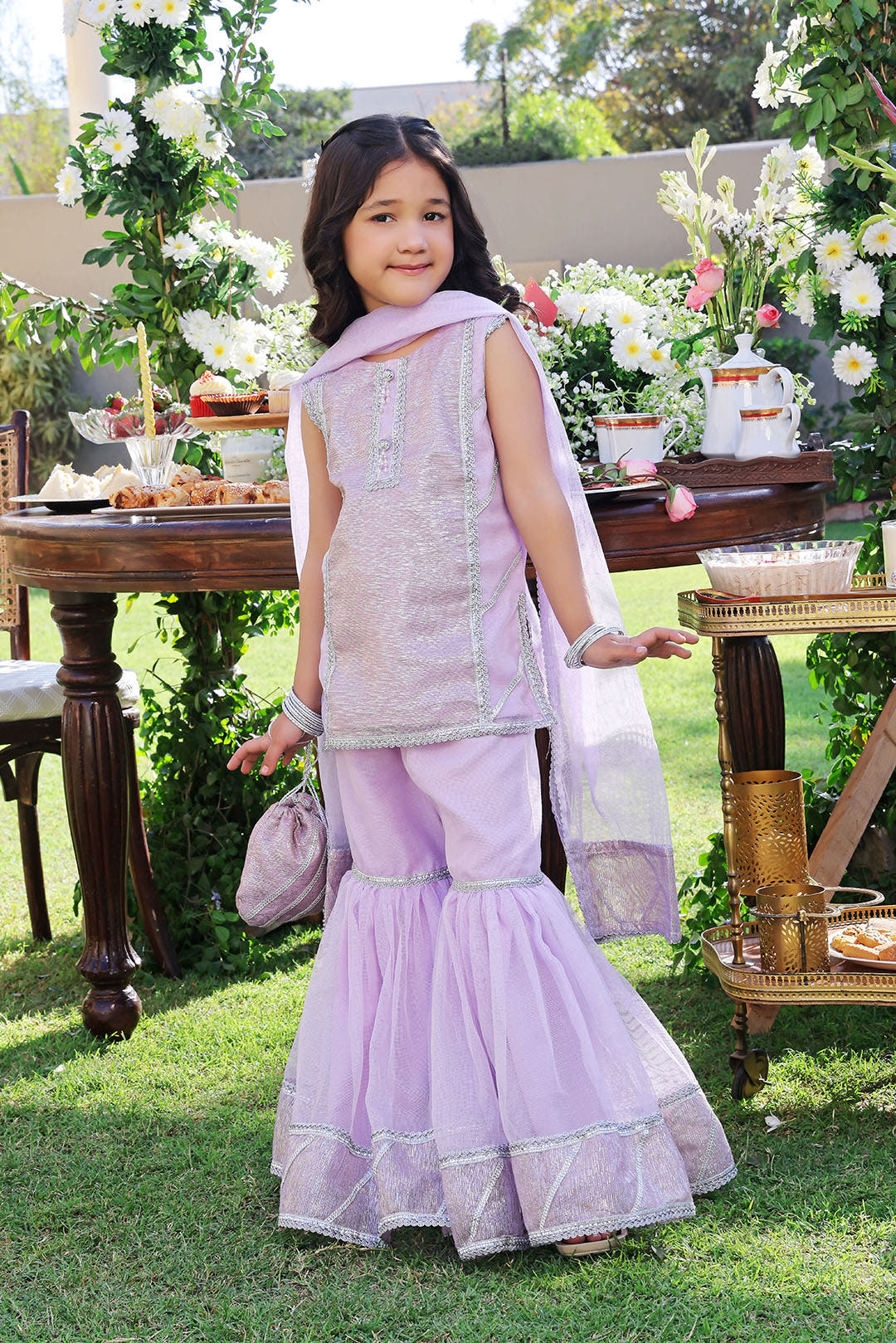 SANA'S girls gharara Pakistan occasion wear