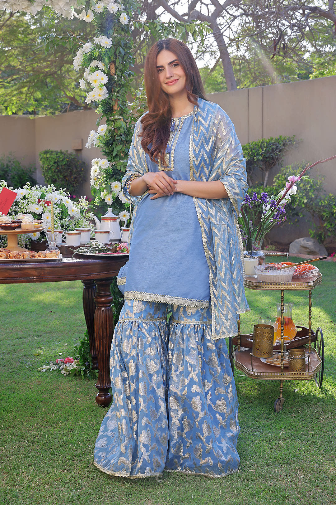 SANA'S ladies gharara Pakistan occasion wear