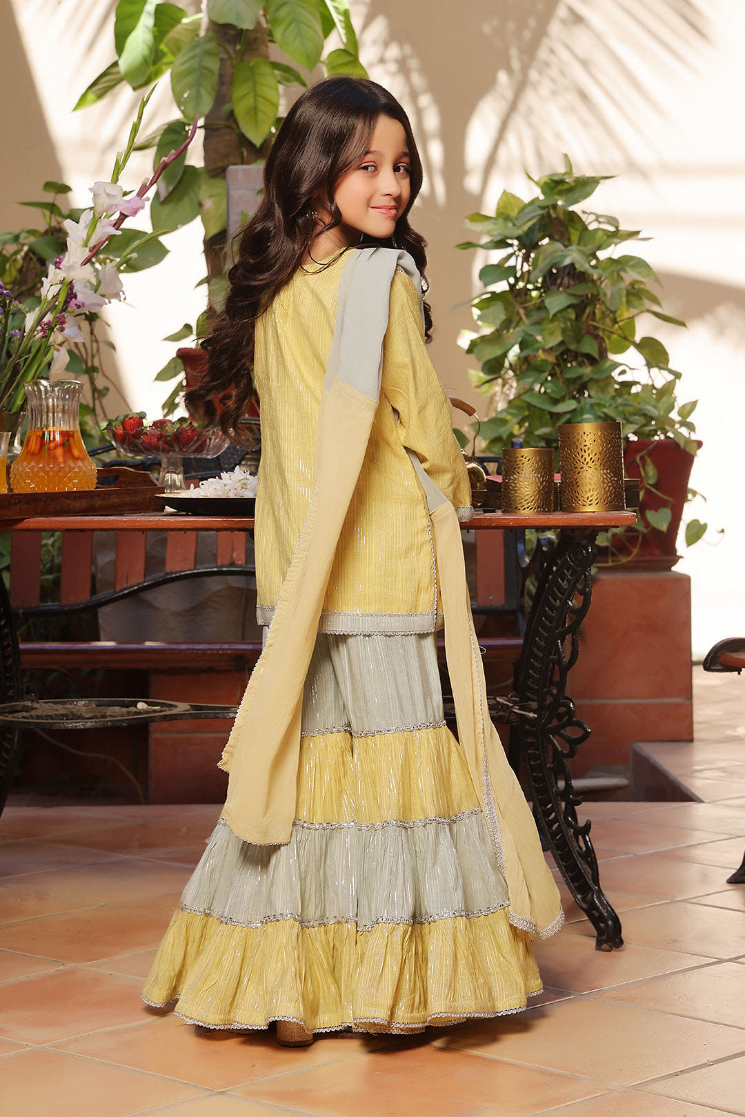 SANA'S girls gharara Pakistan occasion wear