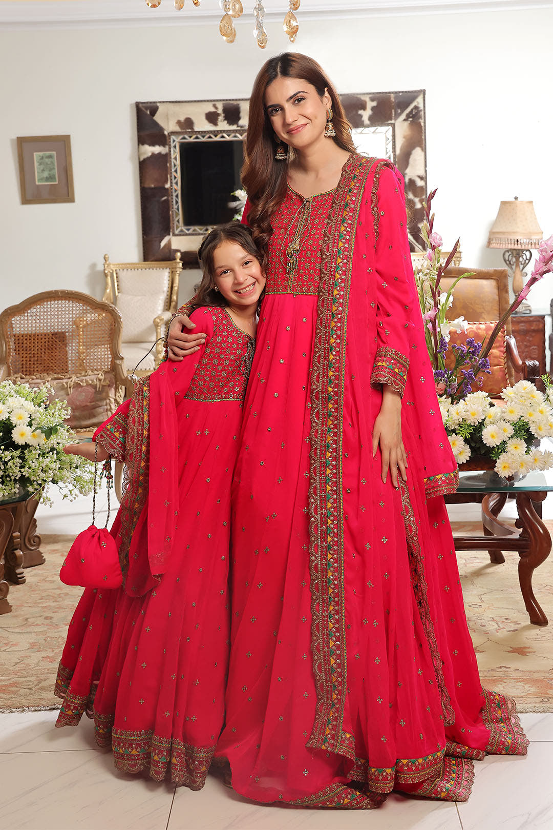 SANA'S girls maxi Pakistan occasion wear