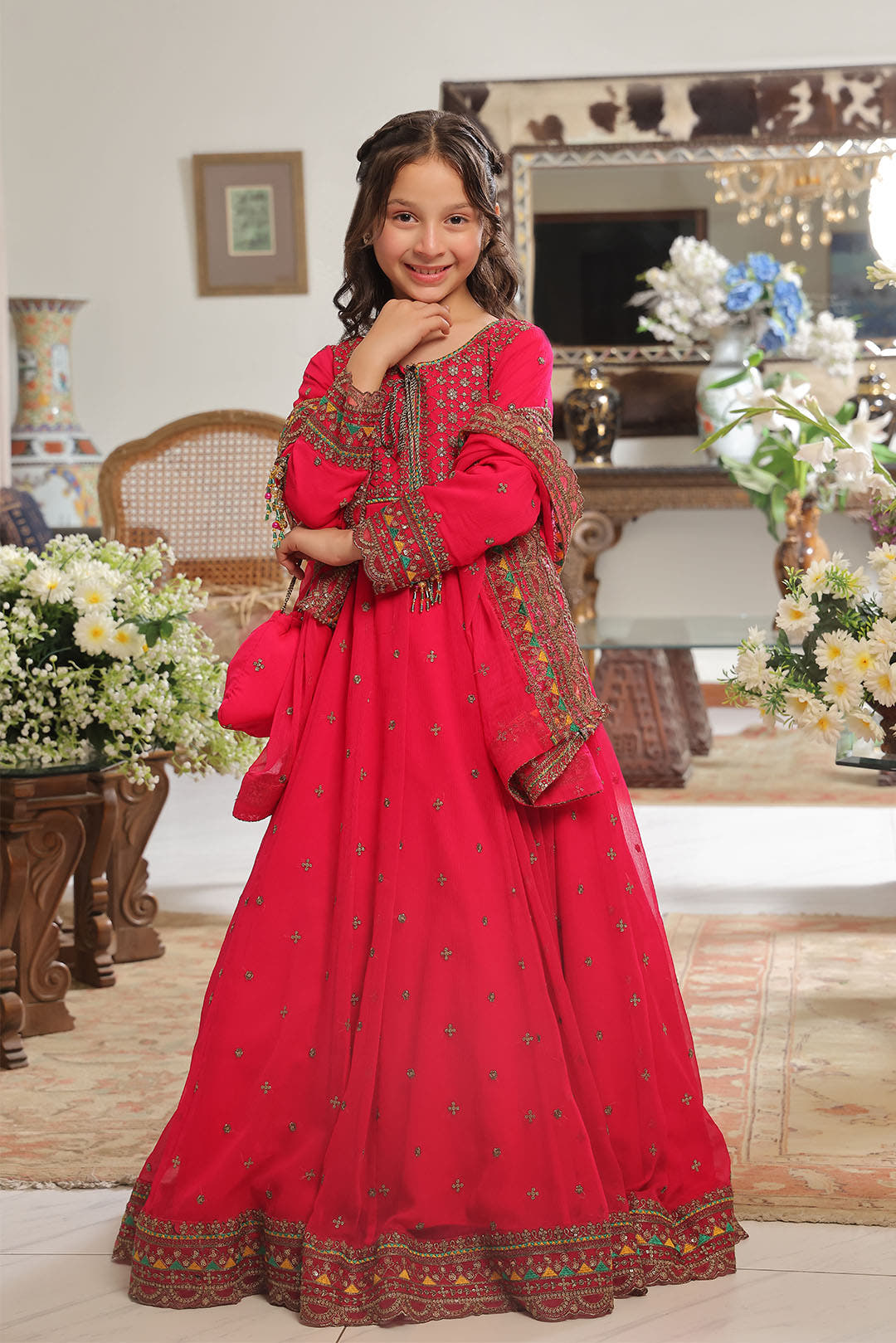 SANA'S girls maxi Pakistan occasion wear