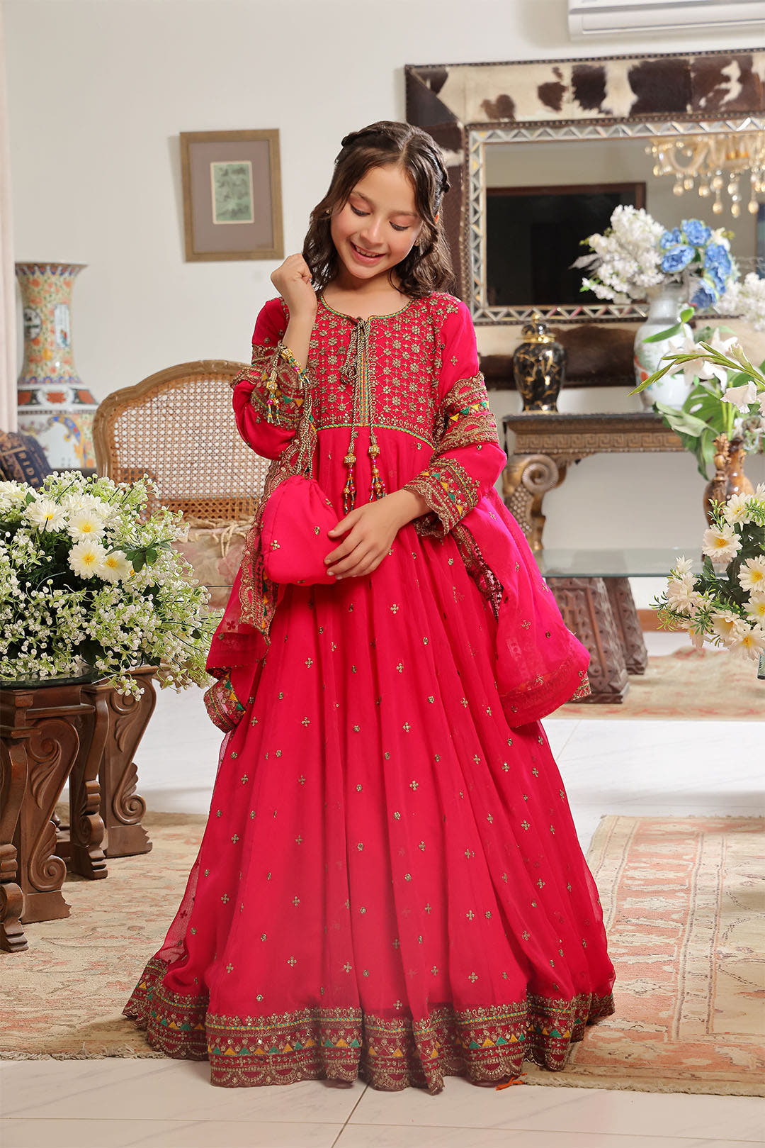 SANA'S girls maxi Pakistan occasion wear