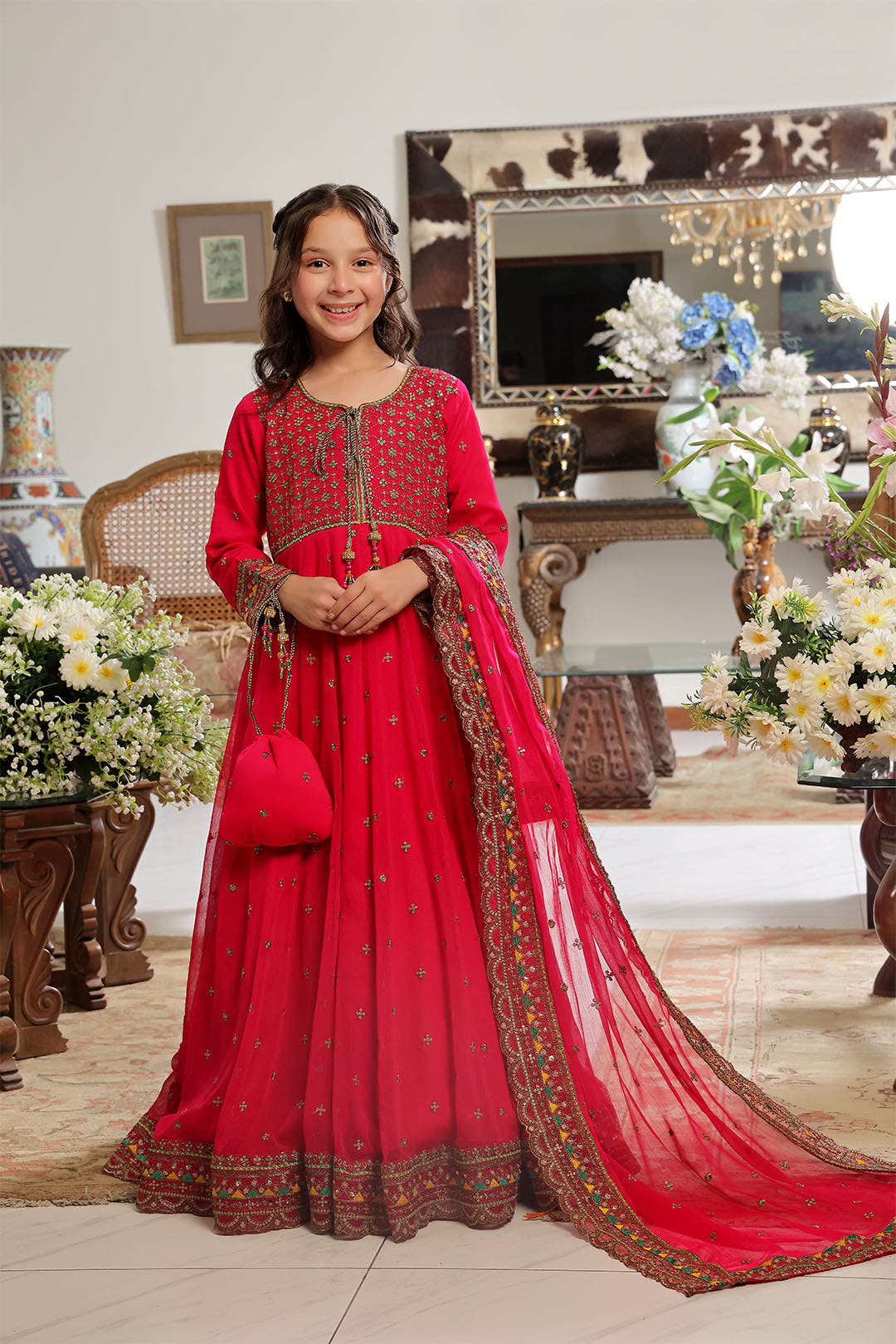 SANA'S girls maxi Pakistan occasion wear