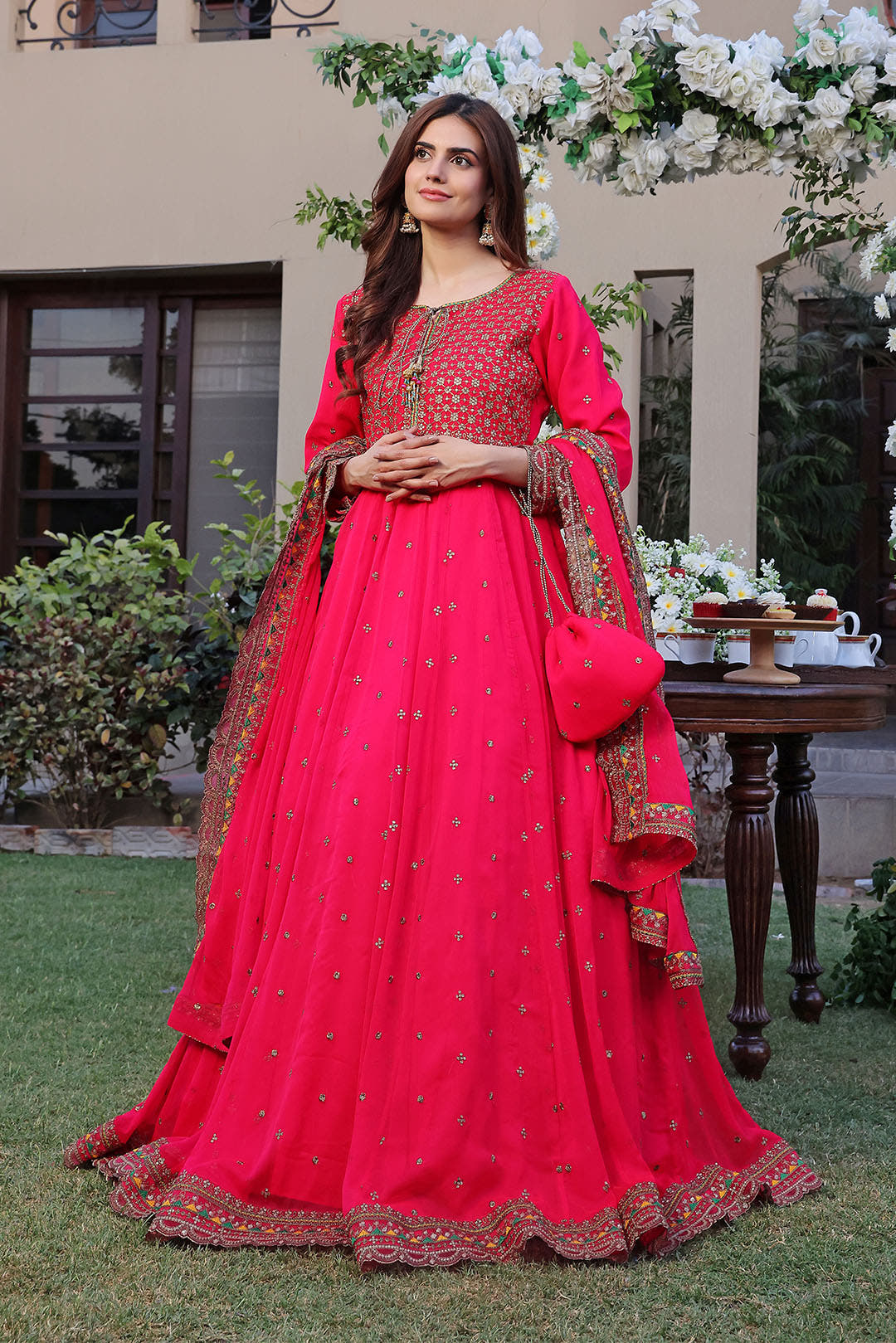 SANA'S ladies maxi Pakistan occasion wear