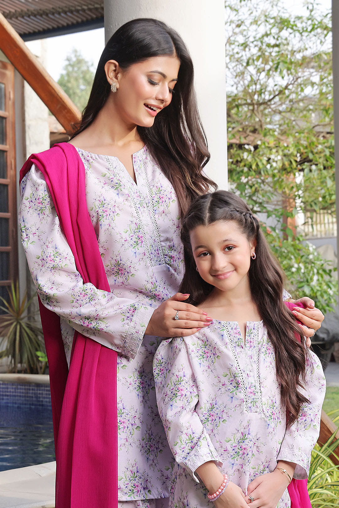 SANA'S printed cotton suit Pakistan occasion wear
