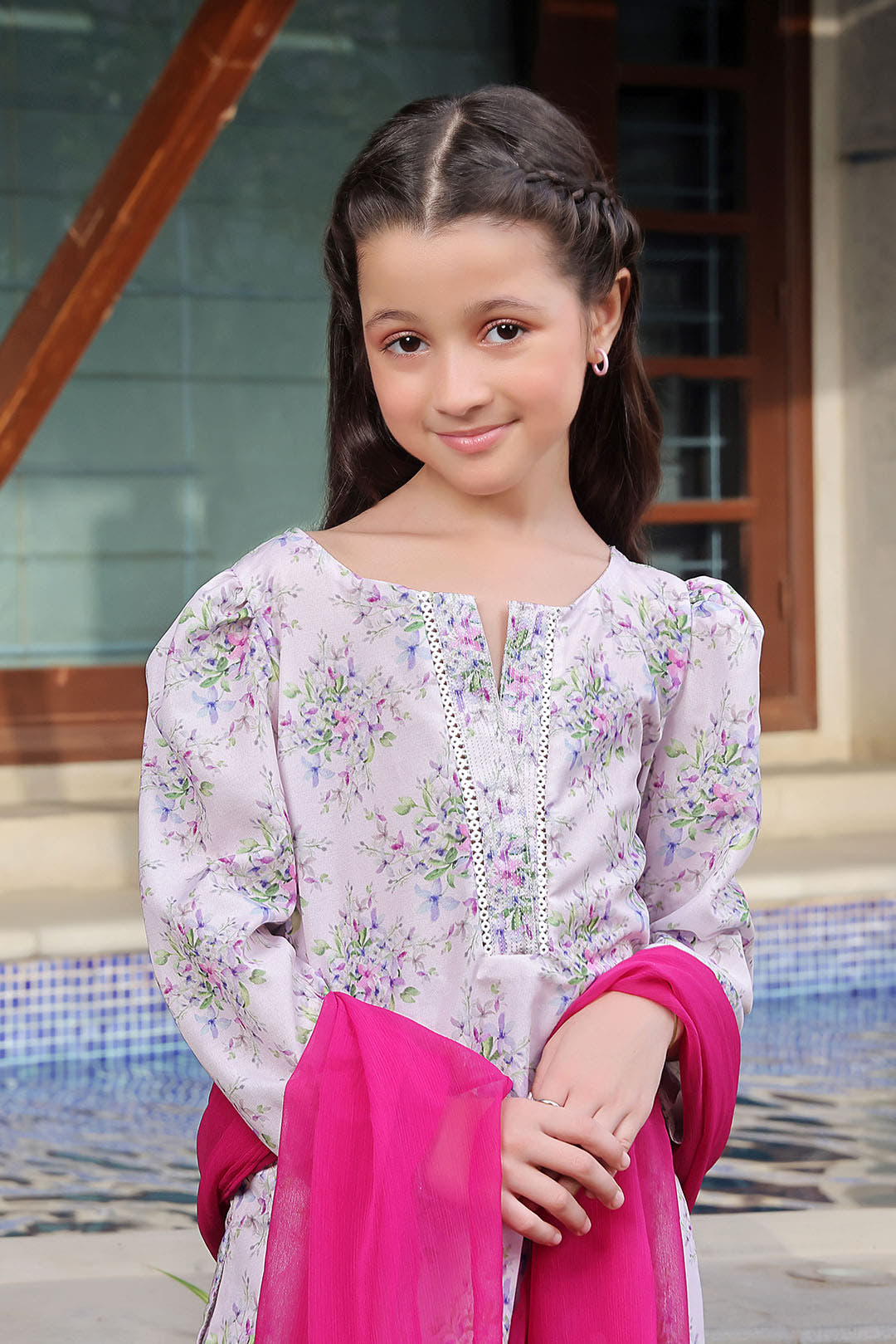 SANA'S printed cotton suit Pakistan occasion wear