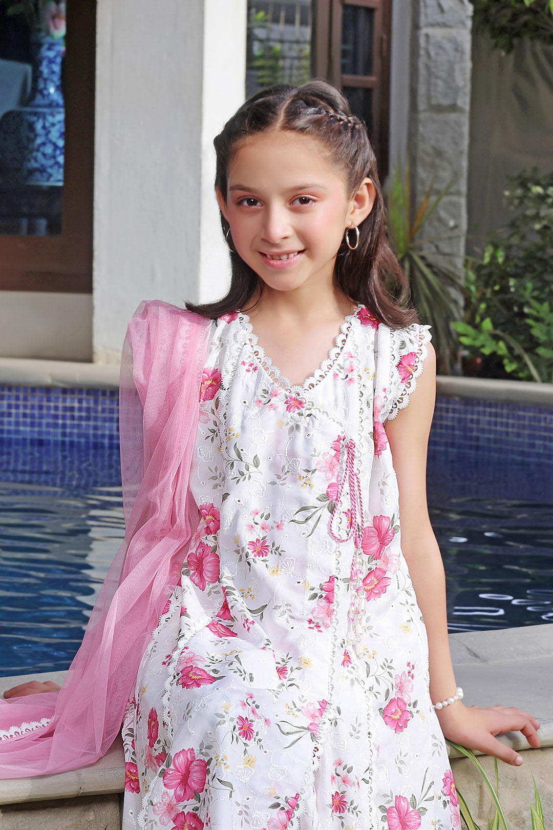 SANA'S printed cotton suit Pakistan occasion wear