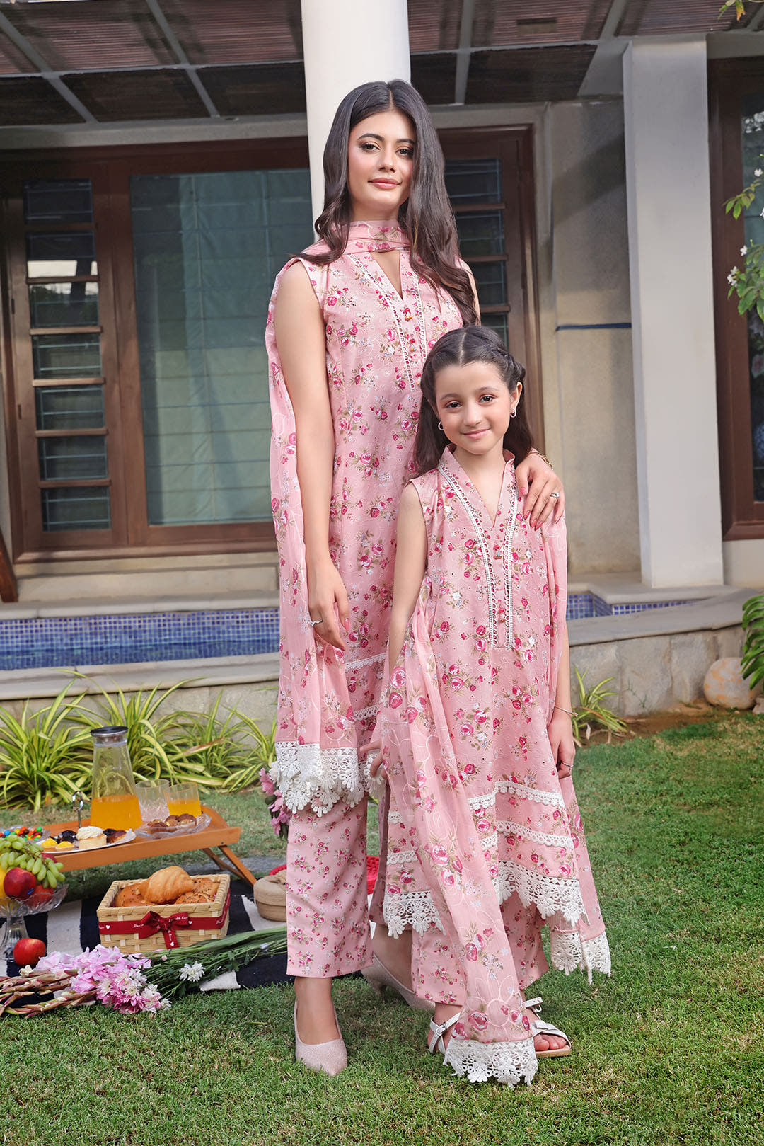 SANA'S printed cotton suit Pakistan occasion wear