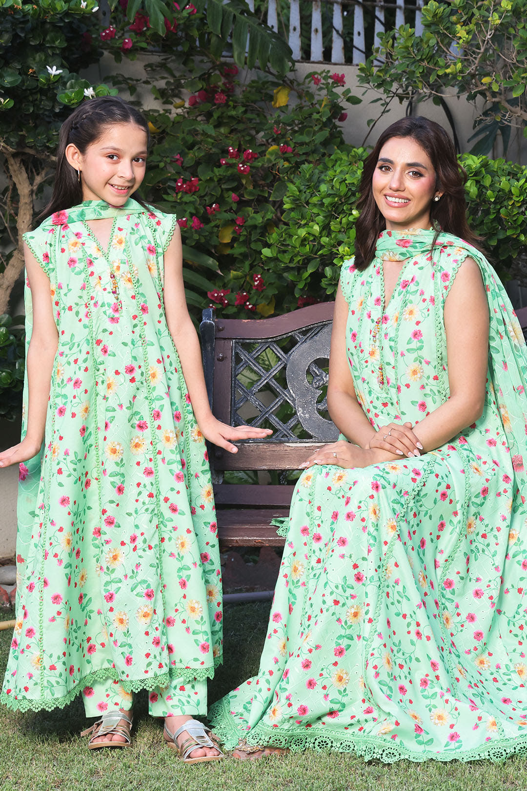 SANA'S printed lawn suit Pakistan occasion wear