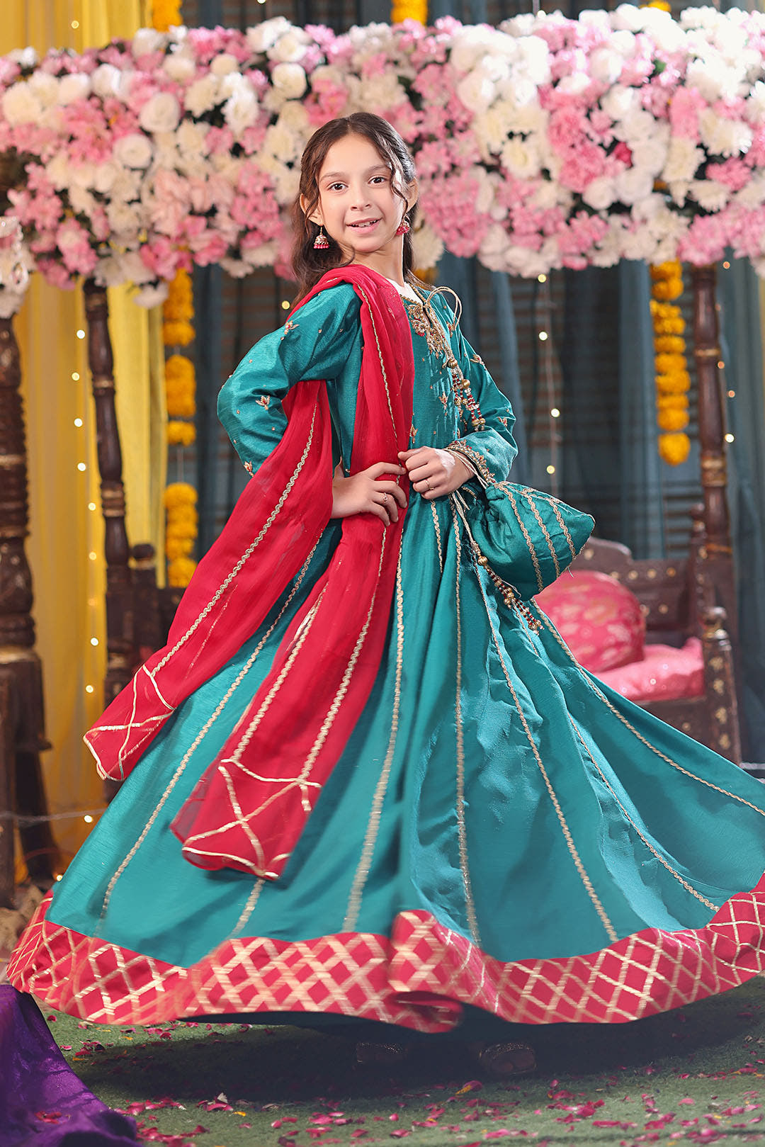 SANA'S girls maxi Pakistan occasion wear