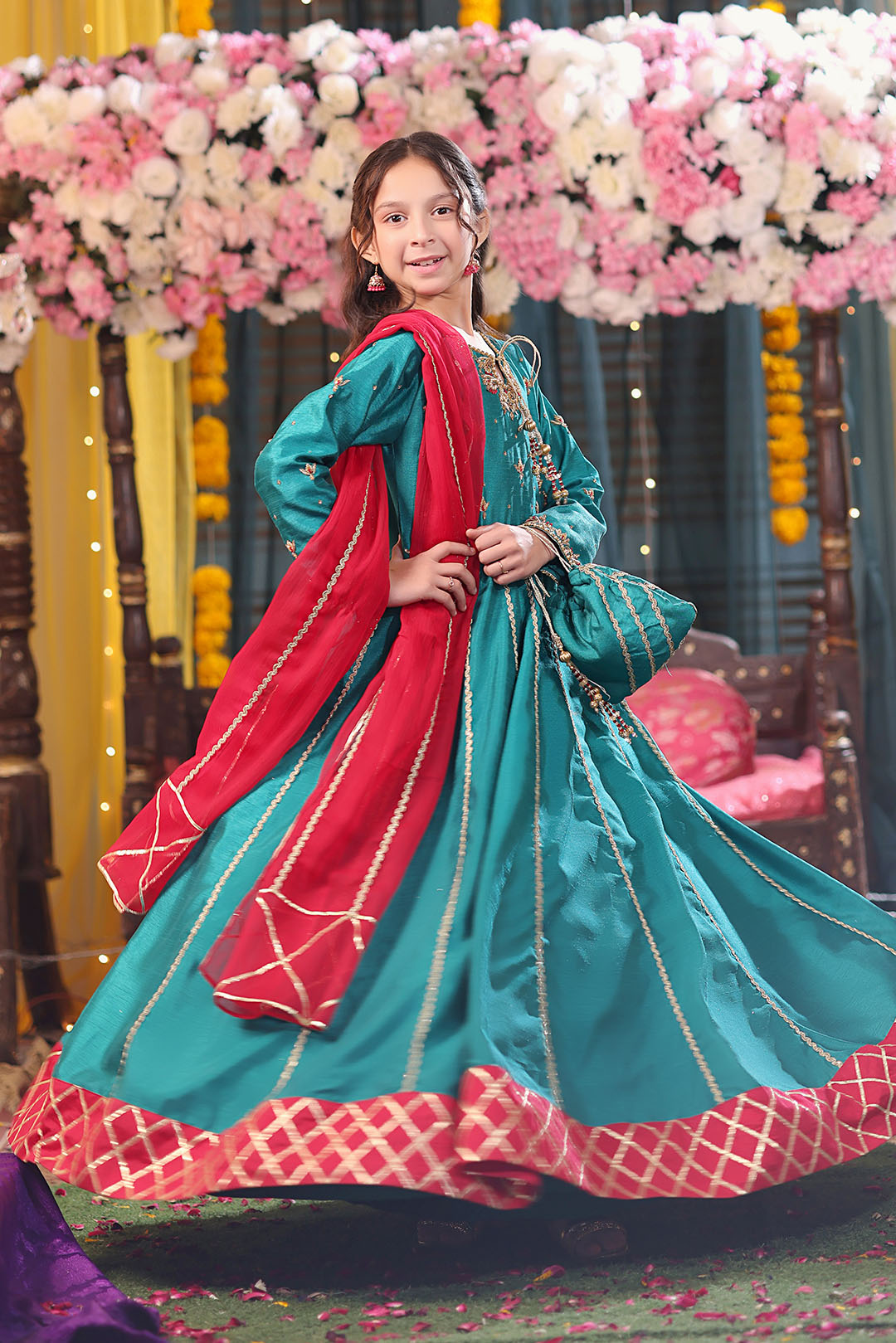 SANA'S girls maxi Pakistan occasion wear