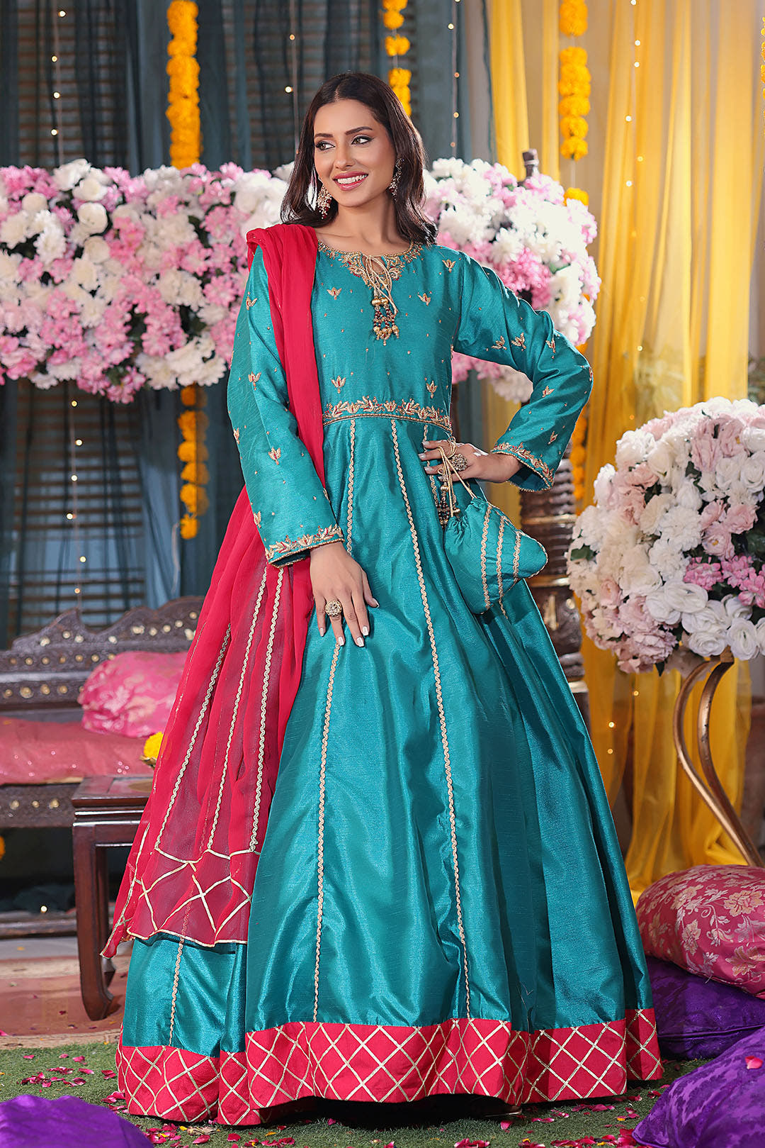 SANA'S ladies maxi Pakistan occasion wear