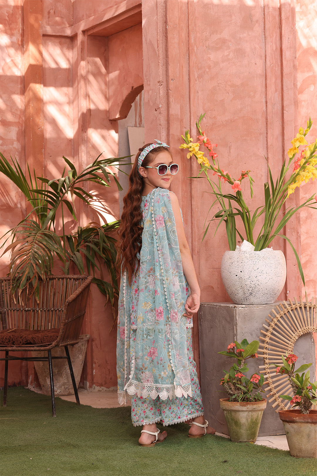 Floral Printed Lawn Chicken Kari 3pc Suit | S-Prints | S3296