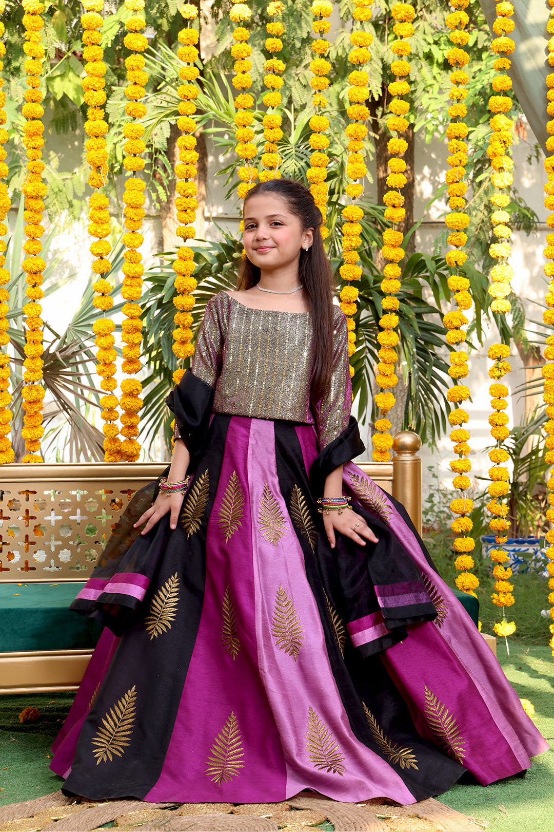 SANA'S raw silk lehenga Pakistan occasion wear