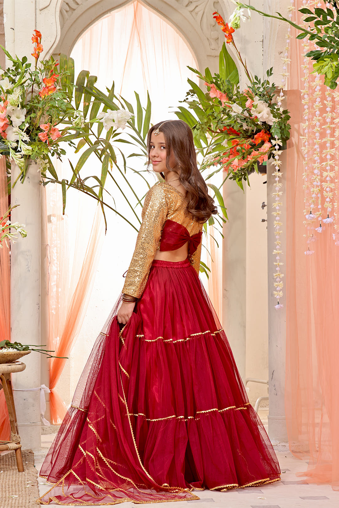 SANA'S net lehenga Pakistan occasion wear