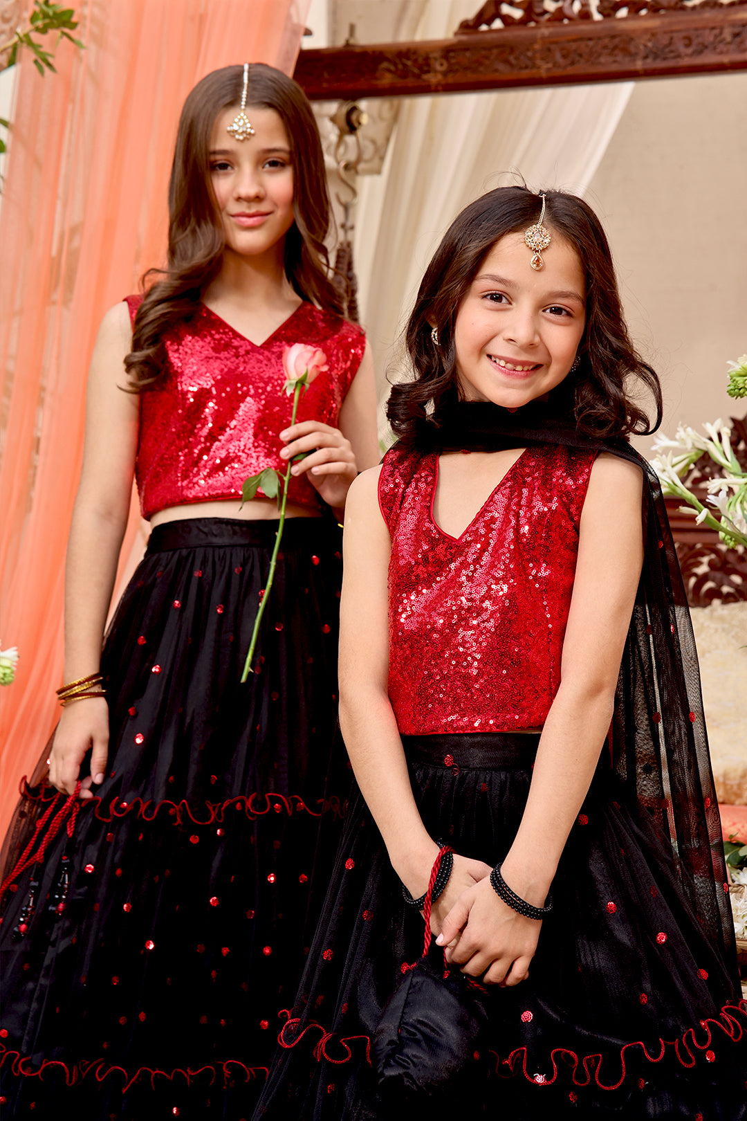 Sequins & Net Lehenga Choli | SHENDI | L3190 & L123190