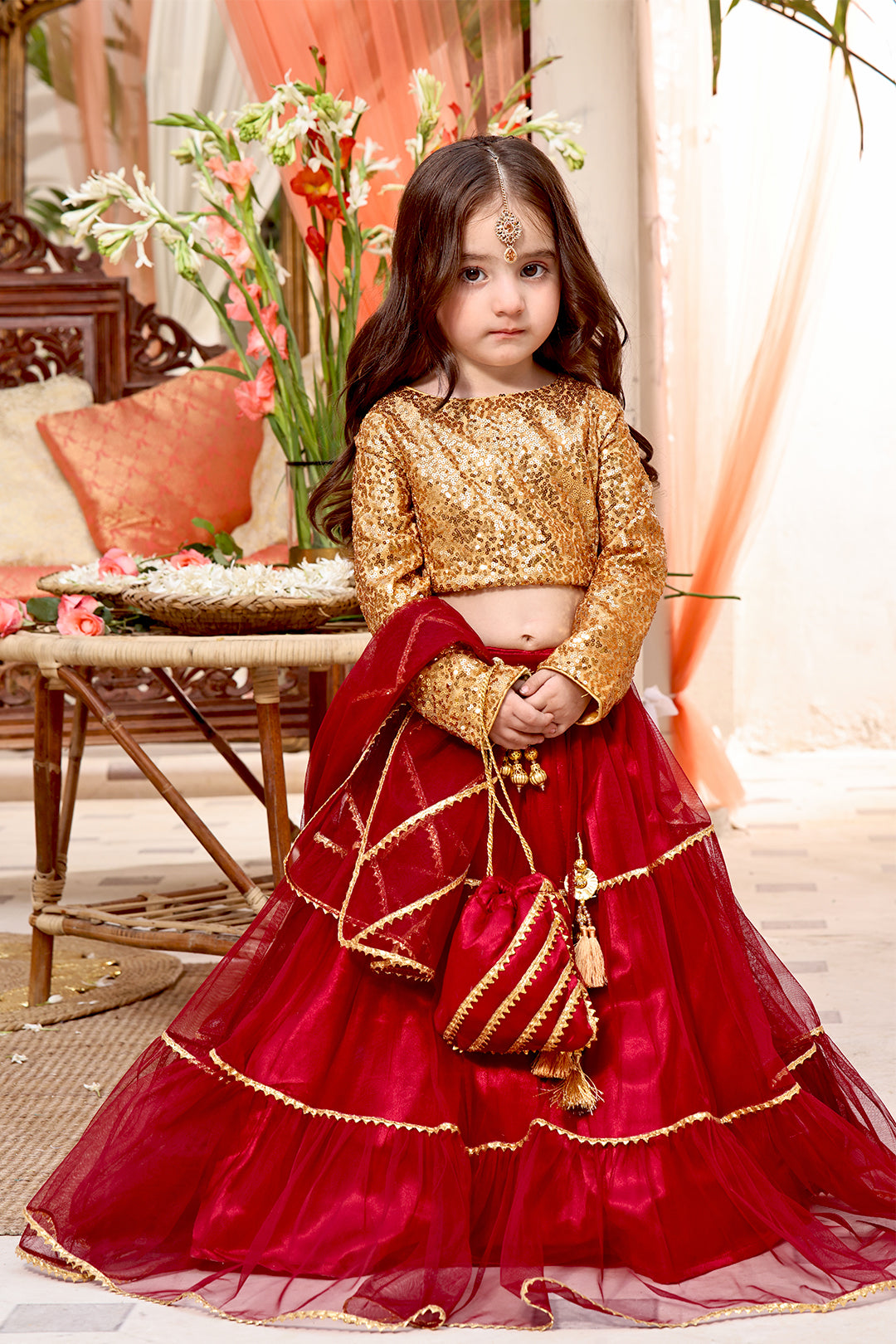 Sequins & Net Lehenga Choli | SHENDI | L3192 & L123192