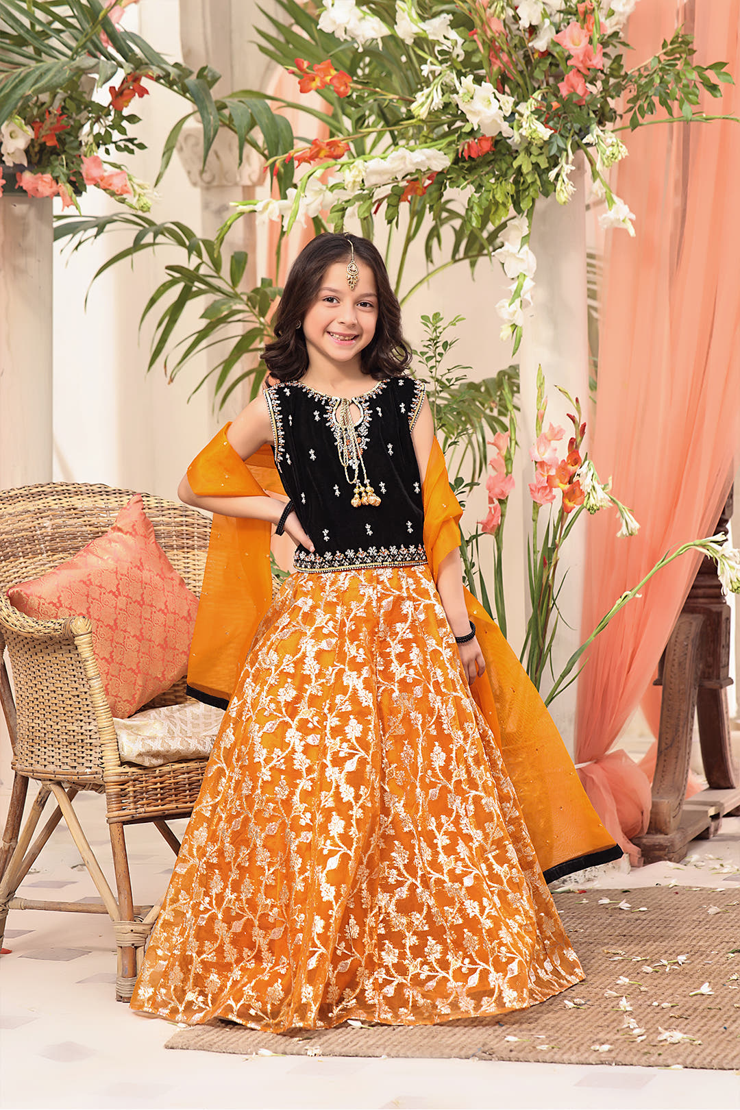 SANA'S velvet lehenga Pakistan occasion wear